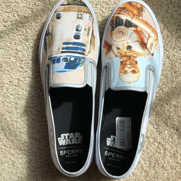 New! Sperry Mens Star Wars Droid White sneaker-11 - Picture 8 of 8